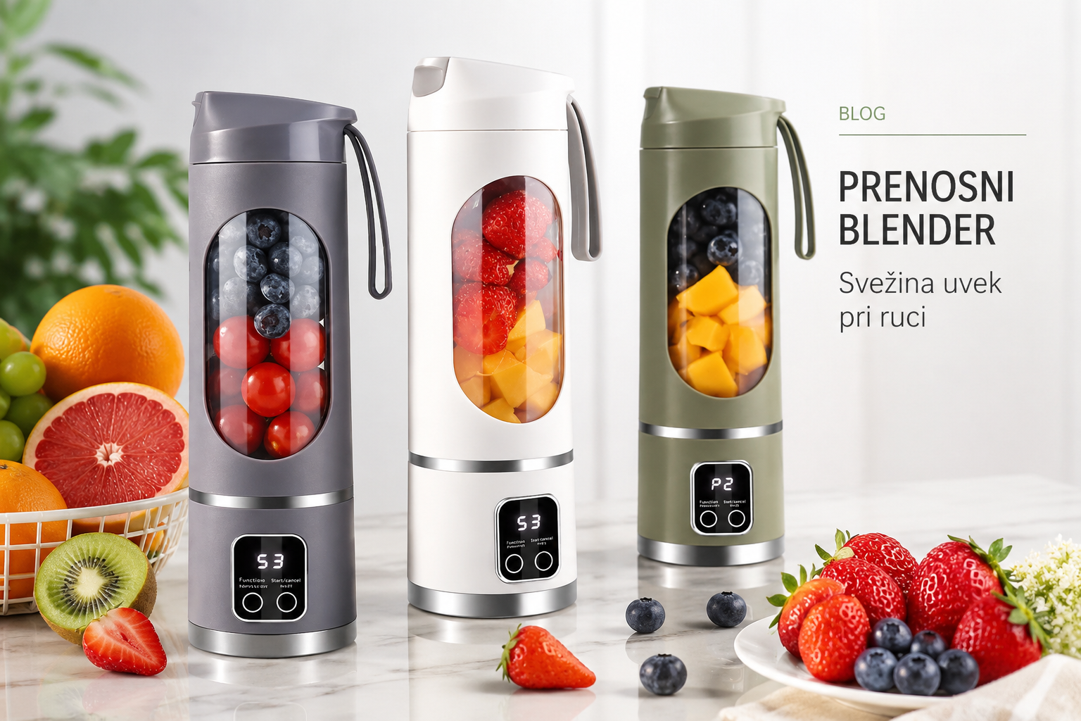 Prenosivi blender – najbolji izbor za zdrave napitke u pokretu (2026 vodič)