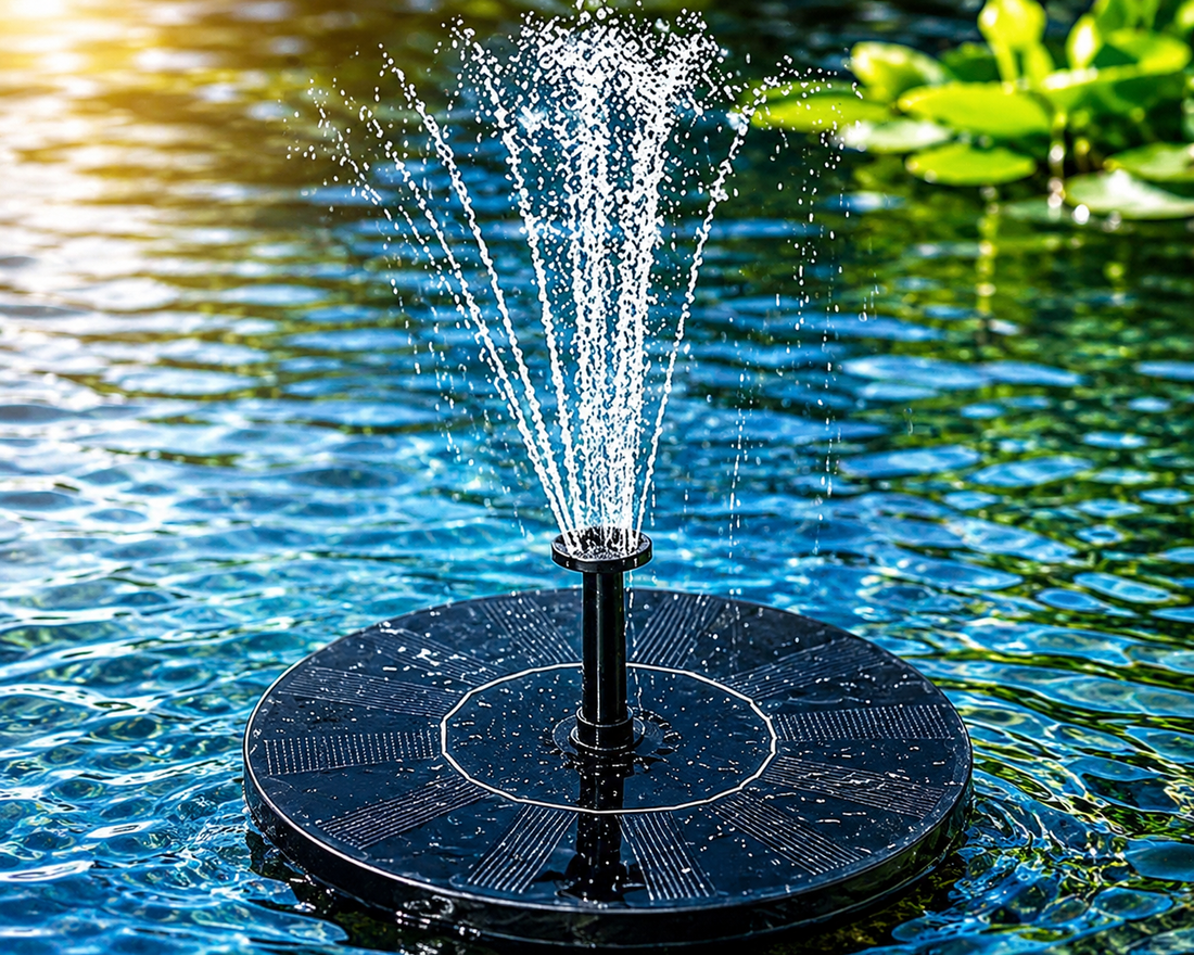Solarna fontana za dvorište – kako da pretvoriš baštu u malu oazu bez struje