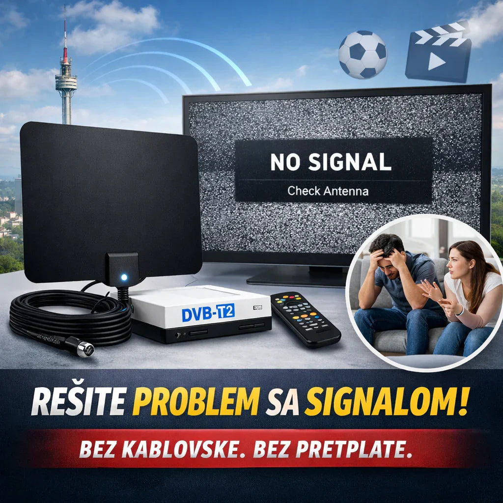 Zašto vam TV nema signal? 5 najčešćih razloga i kako da ih rešite bez kablovske