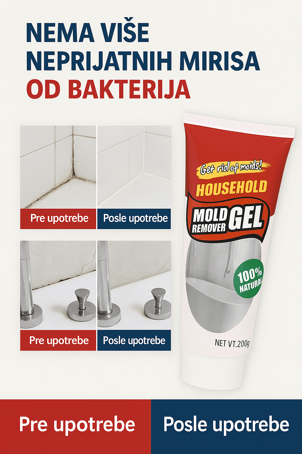 100% Prirodni Gel Protiv Buđi