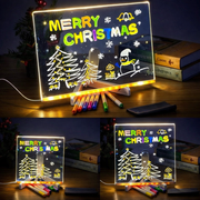 LED Akrilna Tabla za Pisanje sa Osvetljenjem – DIY Svetleća Dry Erase Tabla sa 7 Boja (USB Napajanje)