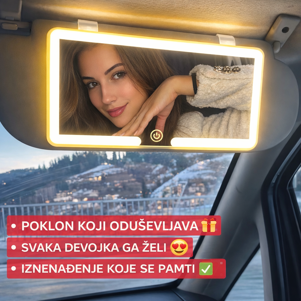 Auto LED Beauty Ogledalo