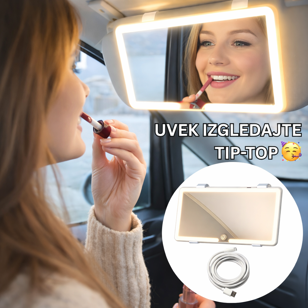 Auto LED Beauty Ogledalo