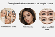 Set za oblikovanje obrva