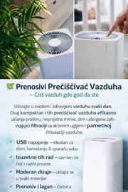 PureAir Prenosivi prečišćivač vazduha + Filter gratis!