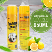 Višenamenska aktivna pena za čišćenje svih površina, 1+1 Gratis, 2x650ml, Foam Cleaner