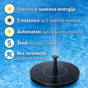 Solarna fontana za dvorište