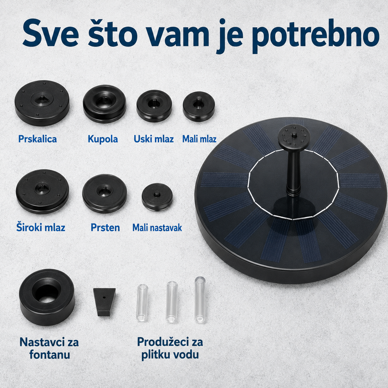 Solarna fontana za dvorište