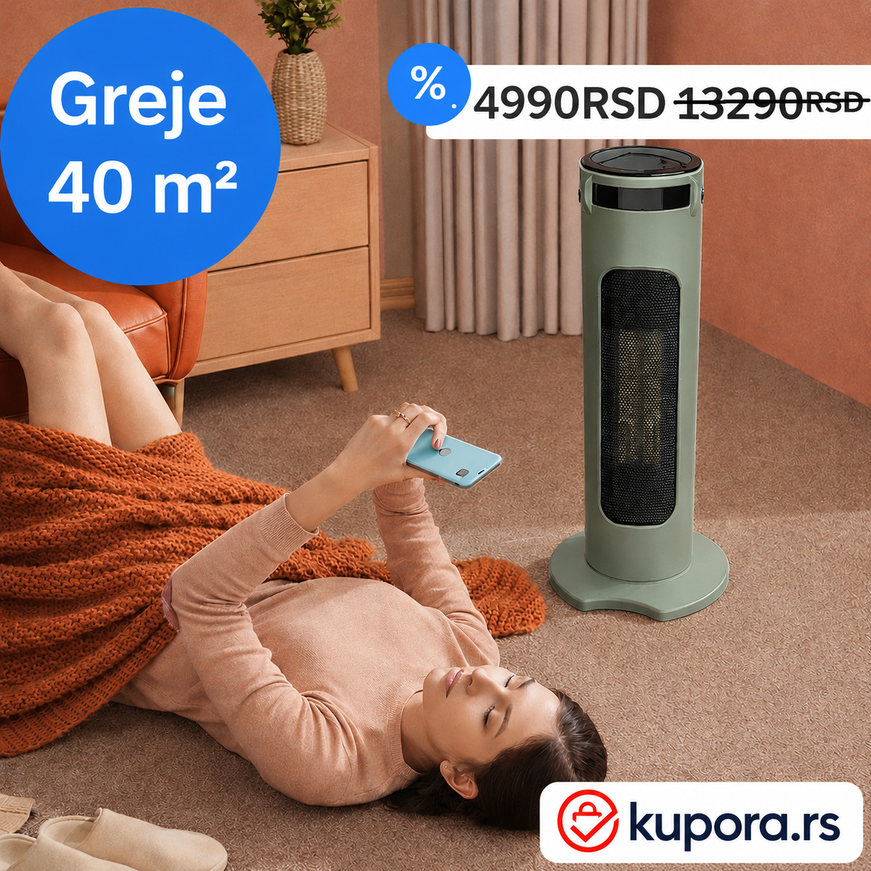 Toranj Grejalica 2000W