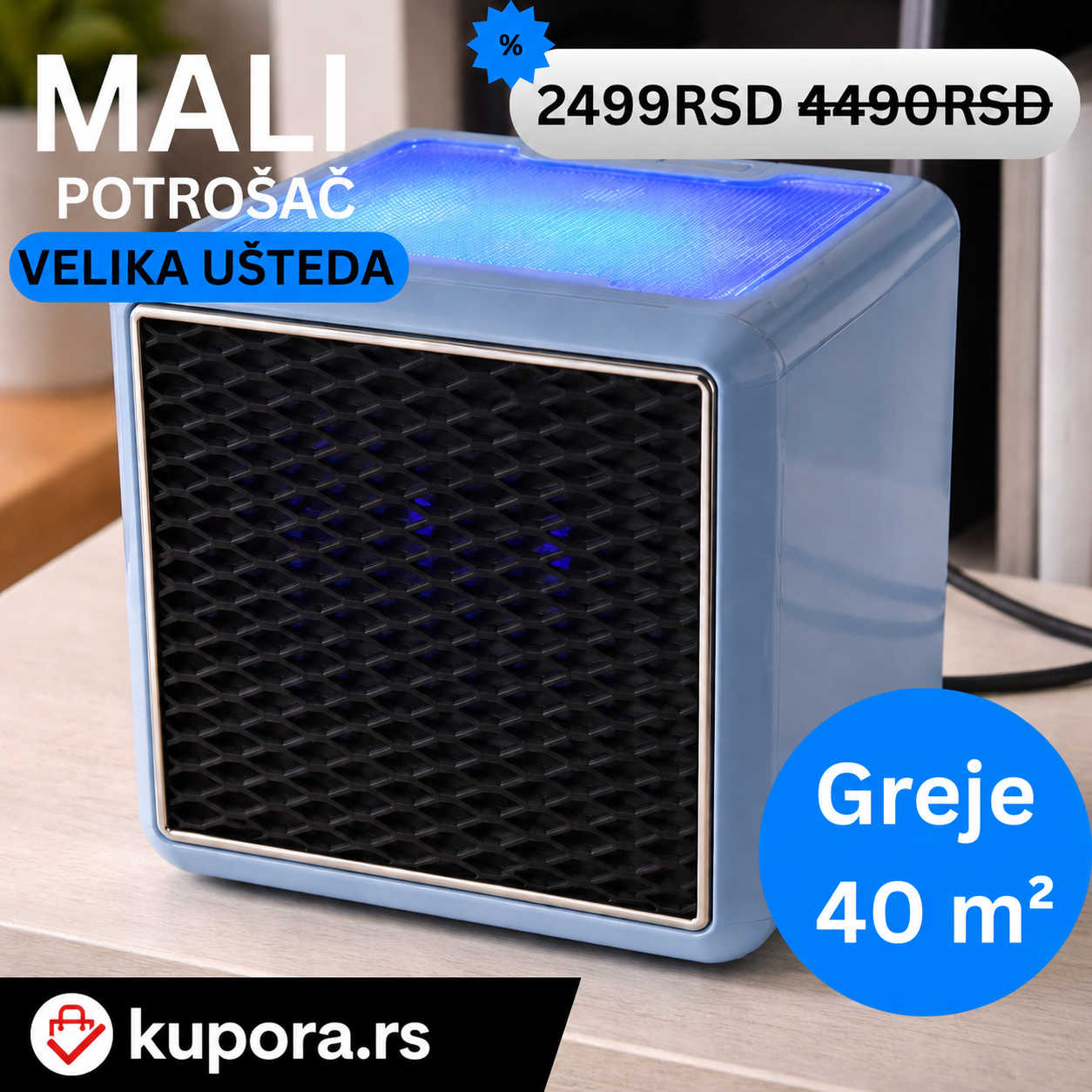 TeaMax Grejalica 1500W
