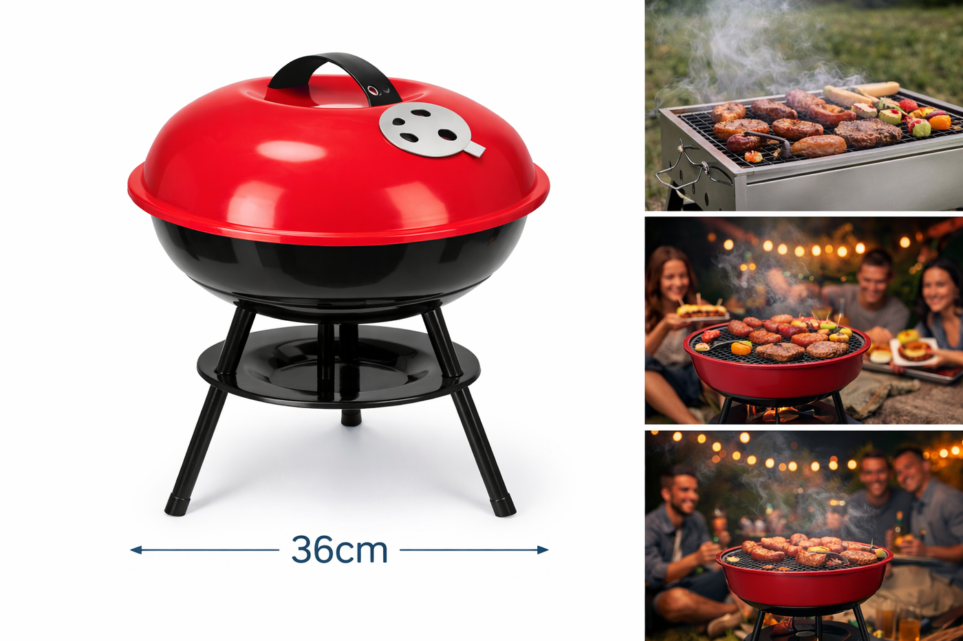 🔥 BBQ ROŠTILJ SA POKLOPCEM