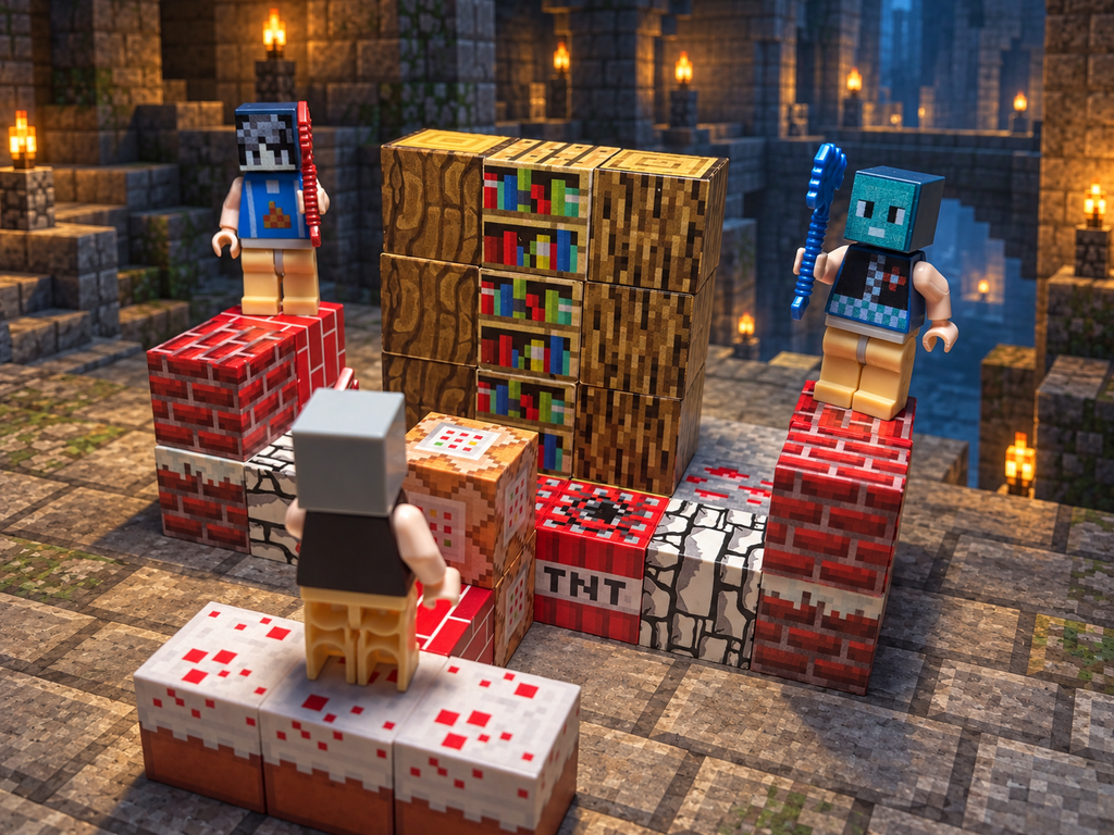 Minecraft Magnetne Kocke