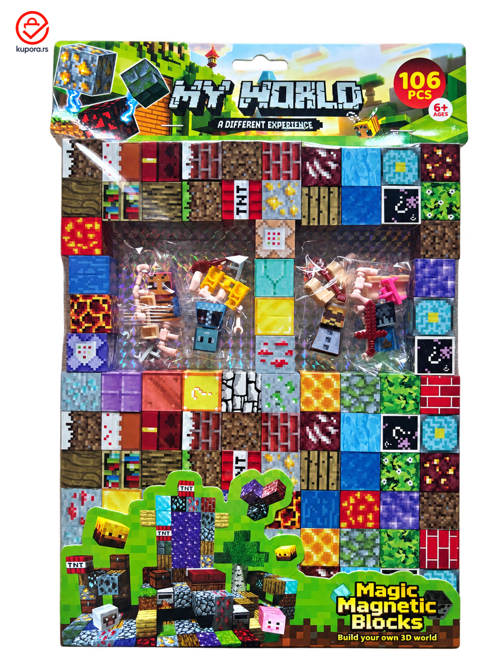 Minecraft Magnetne Kocke