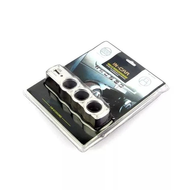 3u1 Utičnica za Auto-upaljač i 1xUSB Port