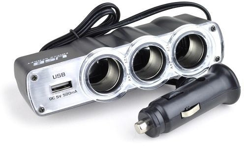 3u1 Utičnica za Auto-upaljač i 1xUSB Port