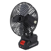 Akumulatorski Ventilator 128V sa Automatskim Okretanjem i Baterijom