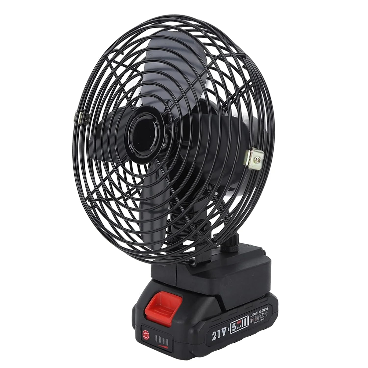 Akumulatorski Ventilator 128V sa Automatskim Okretanjem i Baterijom
