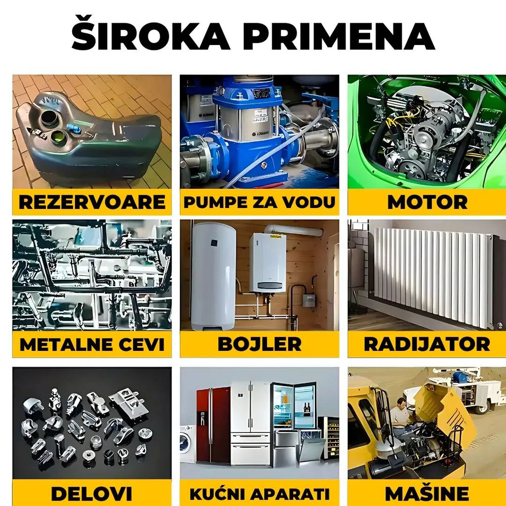 🧰 Dvokomponentni Lepak za Metal – Hladno Varenje bez Alata