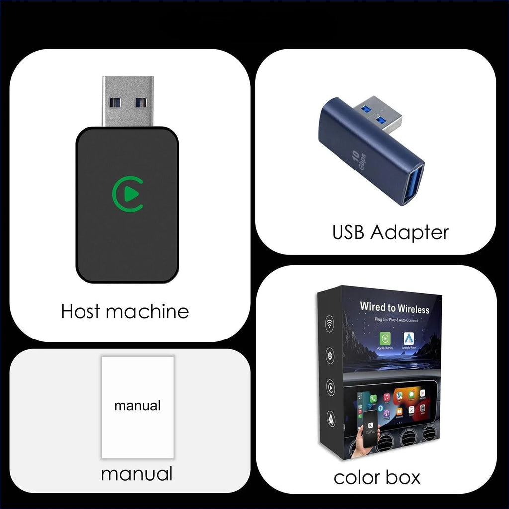 🚗 Bežični Car Adapter – Pretvori žični sistem u bežični (CarPlay / Android Auto)