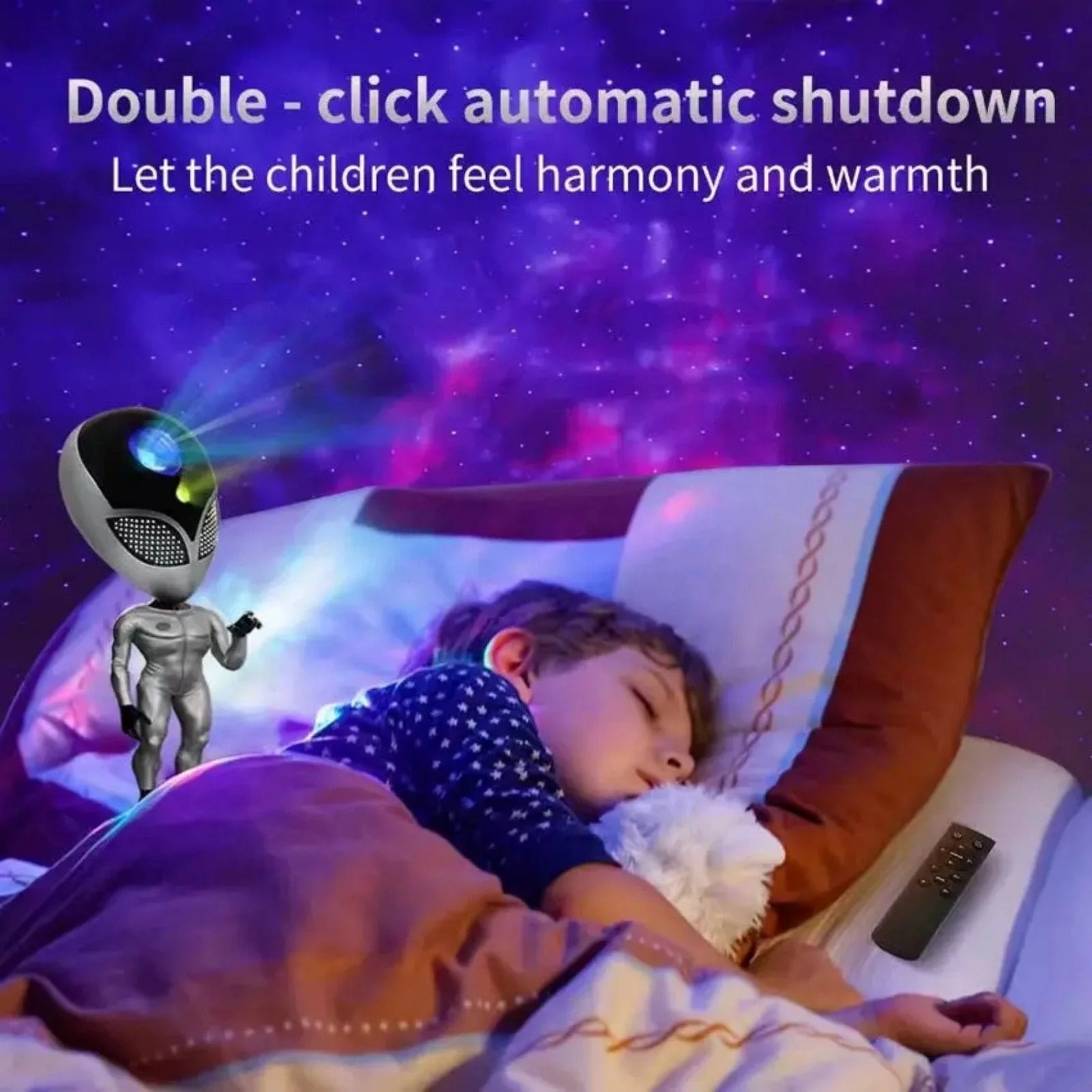 Alien Lampa zvezdano nebo koji ponavlja reci
