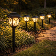 🌞 Solarna baštenska LED lampa – dekorativno osvetljenje dvorišta (6 komada u pakovanju)