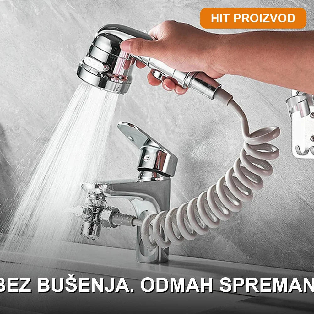 2 u 1 Tuš za Umivaonik sa Fleksibilnim Crevom