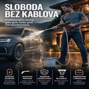 AKU PERAČ POD VISOKIM PRITISKOM SA 2 BATERIJE