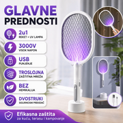 2u1 Električni Reket Protiv Komaraca