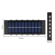 Solarna Zidna LED Lampa sa Senzorom Sumraka – Vodootporna IP65 Lampa za Dvorište, Terasu i Fasadu