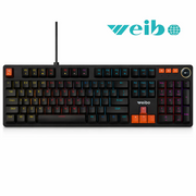 Weibo WB-555 Mehanička Gaming Tastatura RGB – Red Switch, Full Size, USB, QWERTY