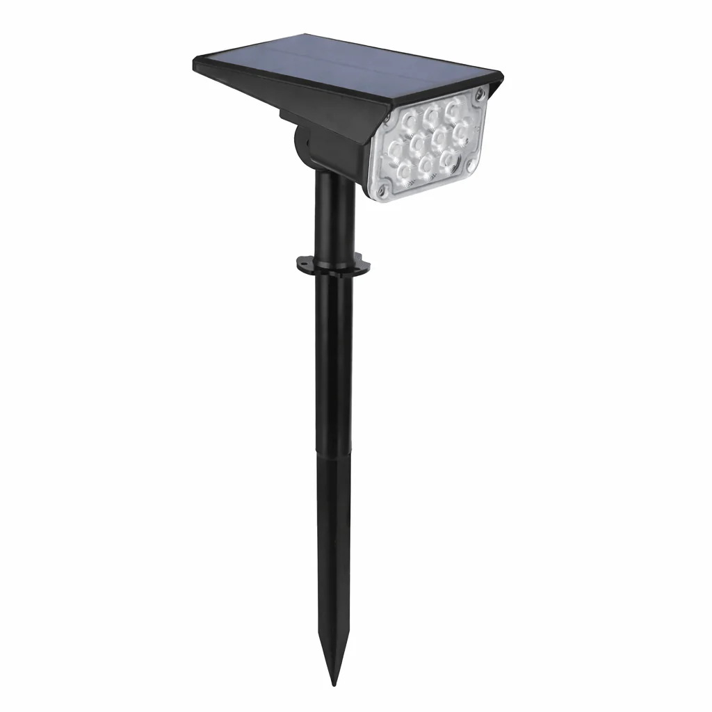 Solarni LED Reflektor za Dvorište – 20 LED Baštenska Solarna Lampa sa Senzorom Svetla