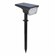 Solarni LED Reflektor za Dvorište – 20 LED Baštenska Solarna Lampa sa Senzorom Svetla