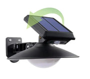 Solarna LED Lampa za Dvorište sa Daljinskim Upravljačem – IP65 Vodootporna Zidna Lampa sa Senzorom Pokreta