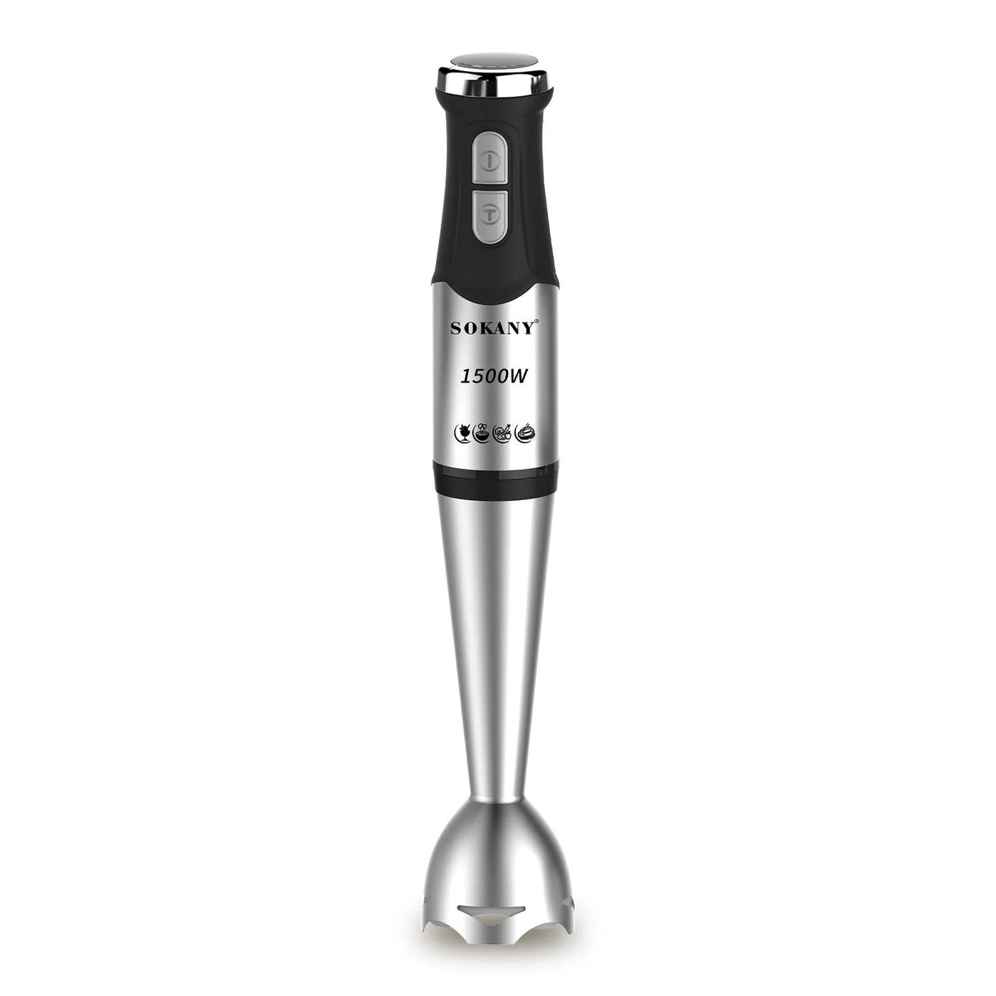 Sokany SK-02019 Štapni Mikser 1500W – 20 Brzina, Bakarni Motor, Inox Sečiva za Led