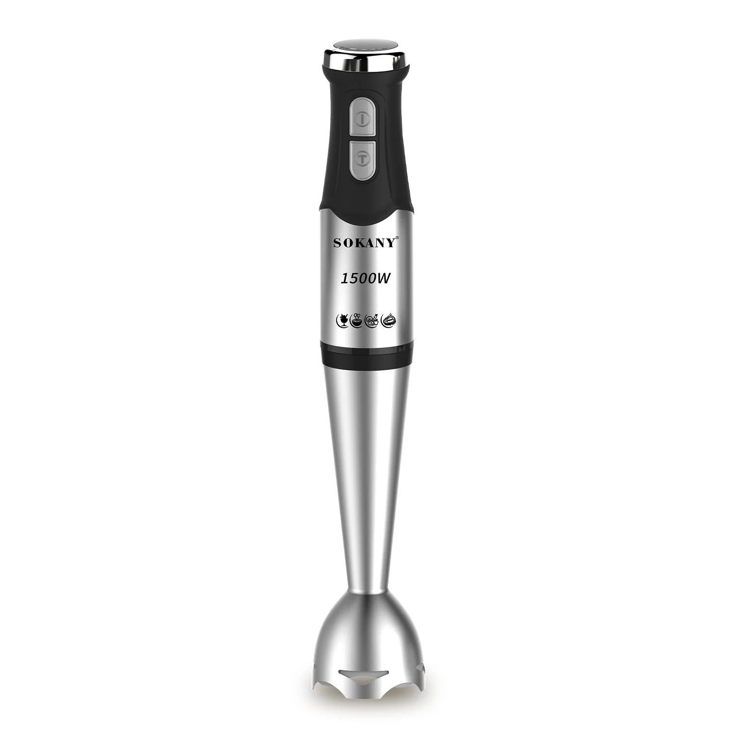 Sokany SK-02019 Štapni Mikser 1500W – 20 Brzina, Bakarni Motor, Inox Sečiva za Led