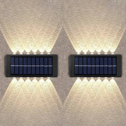 Solarna Zidna LED Lampa sa Senzorom Sumraka – Vodootporna IP65 Lampa za Dvorište, Terasu i Fasadu
