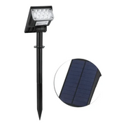 Solarni LED Reflektor za Dvorište – 20 LED Baštenska Solarna Lampa sa Senzorom Svetla