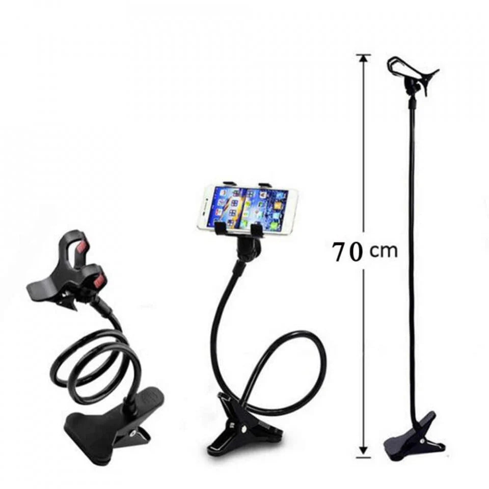 Univerzalni 360° Rotirajući Fleksibilni Držač za Telefon i Tablet – Spiralna Baza sa Stegom do 8cm