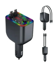 🚗 FM transmiter za auto sa brzim punjačem 100W – Bluetooth 5.3, Hands-Free, 4u1