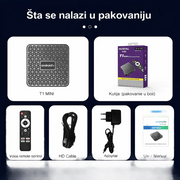 T1 Mini Smart Android 14 TV Box RK3518 – 4K Quad Core Smart Box
