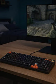 Weibo WB-555 Mehanička Gaming Tastatura RGB – Red Switch, Full Size, USB, QWERTY