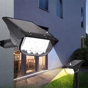 Solarni LED Reflektor za Dvorište – 20 LED Baštenska Solarna Lampa sa Senzorom Svetla
