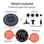 ⛲ Solarna fontana za dvorište – automatska fontana na sunčevu energiju