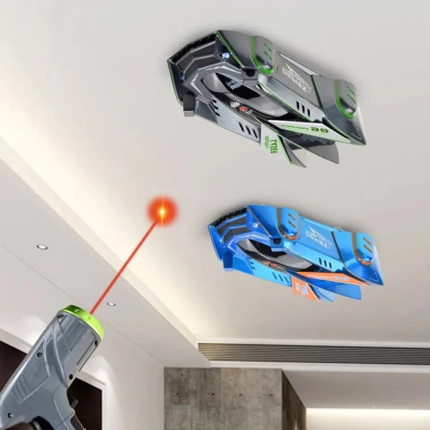 Trkački antigravitacioni auto na daljinski sa laserom