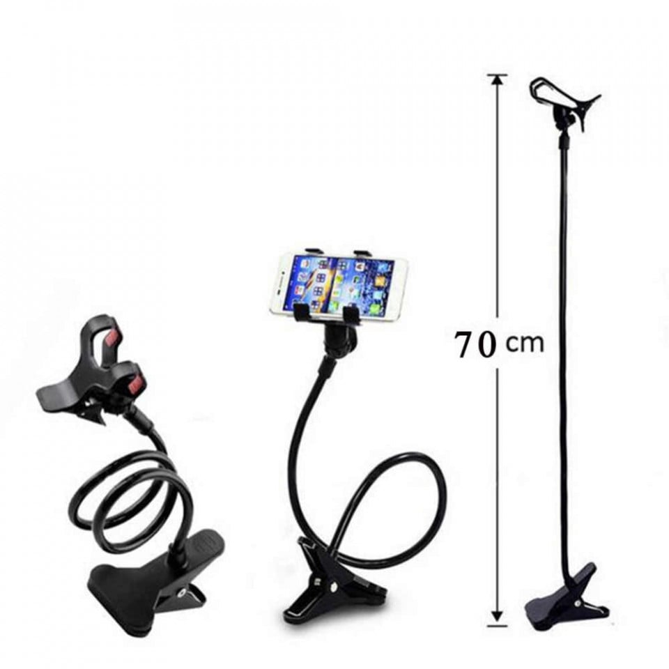 Univerzalni 360° Rotirajući Fleksibilni Držač za Telefon i Tablet – Spiralna Baza sa Stegom do 8cm