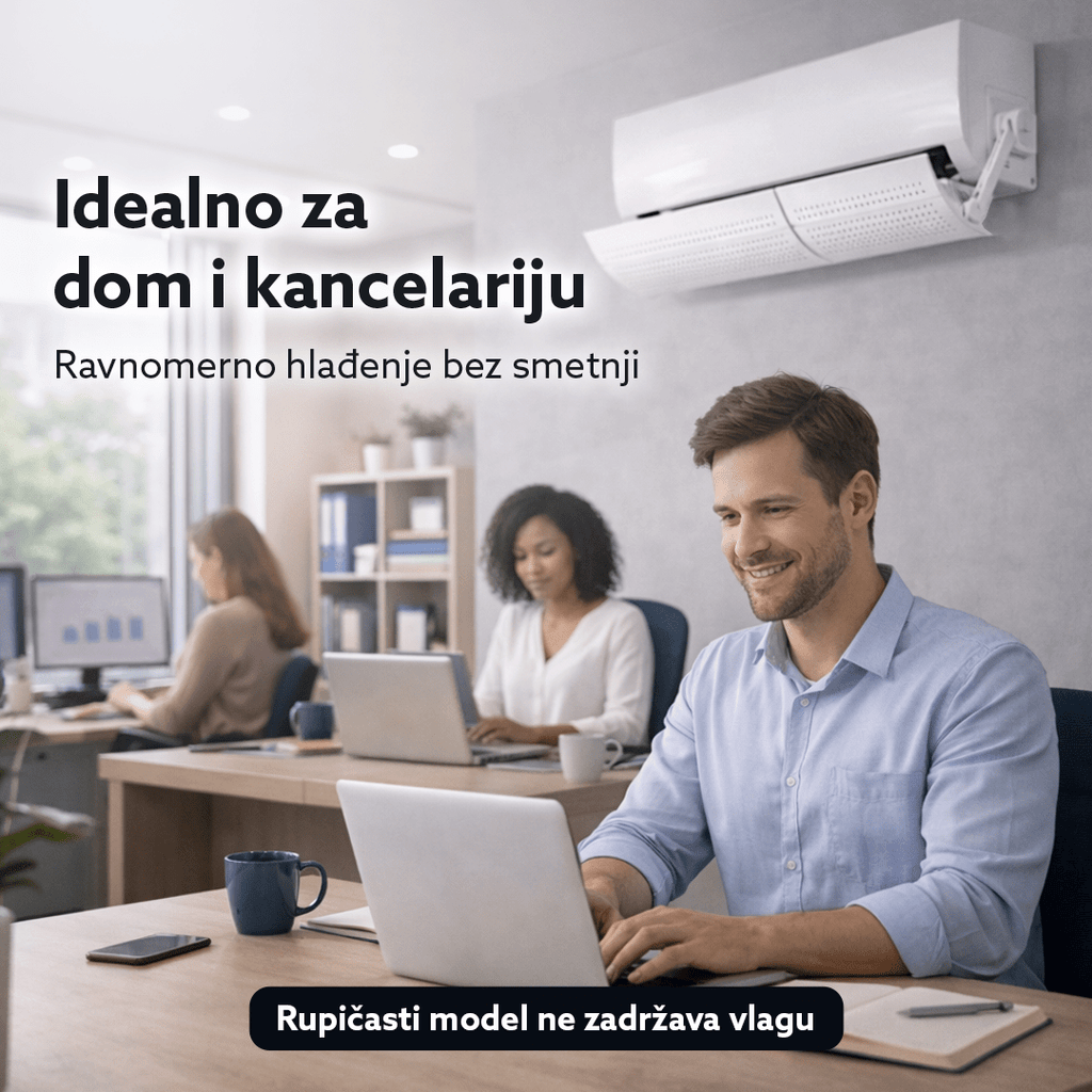 Usmerivač vazduha za klima uređaje, rupičasti model protiv kondenzacije