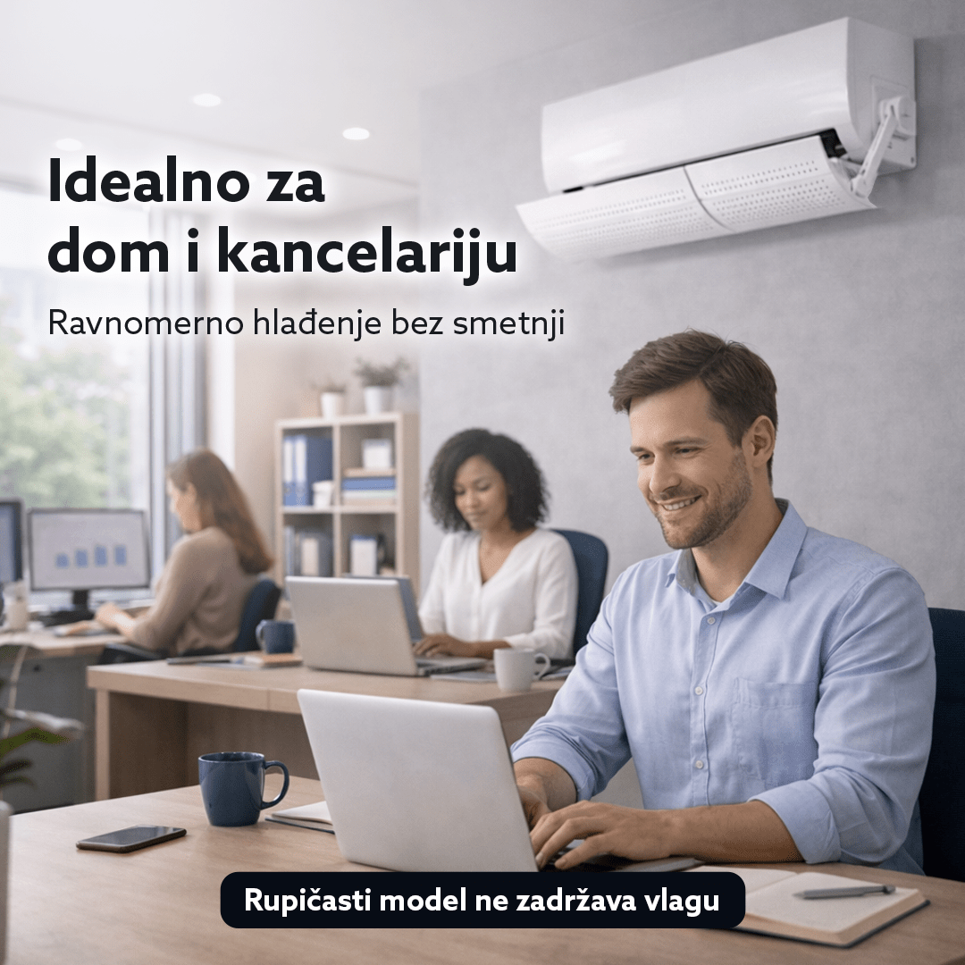Usmerivač vazduha za klima uređaje, rupičasti model protiv kondenzacije