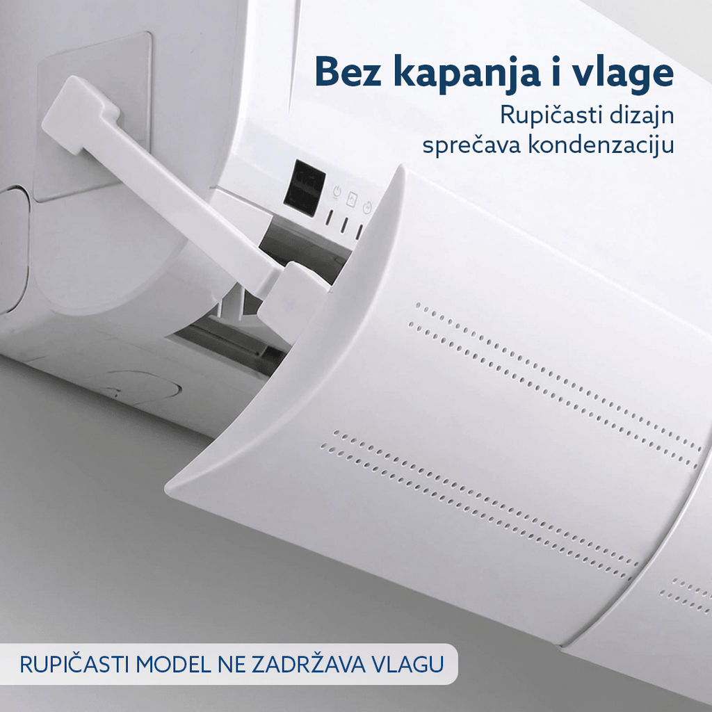Usmerivač vazduha za klima uređaje, rupičasti model protiv kondenzacije