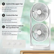Ventilator sa dvostrukim hlađenjem, mini rashladni uređaj