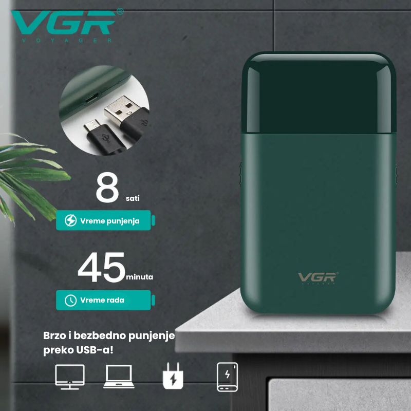 VGR V-390 Profesionalni Trimer Za Bradu